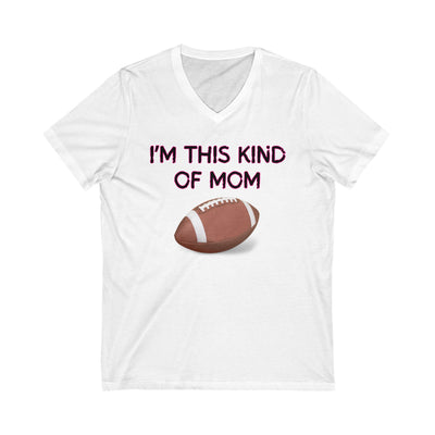 I'M THIS KIND OF MOM Jersey Short Sleeve V-Neck Tee