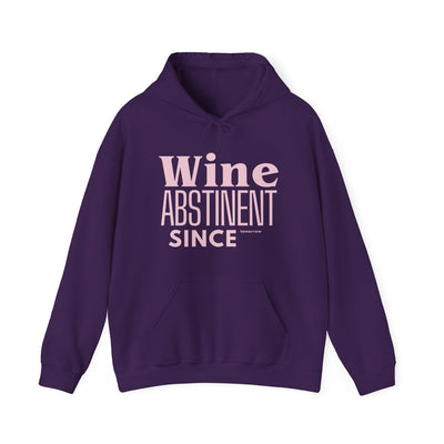 WINE ABSTINENT TOMORROW Unisex Heavy Blend™ Hooded Sweatshirt