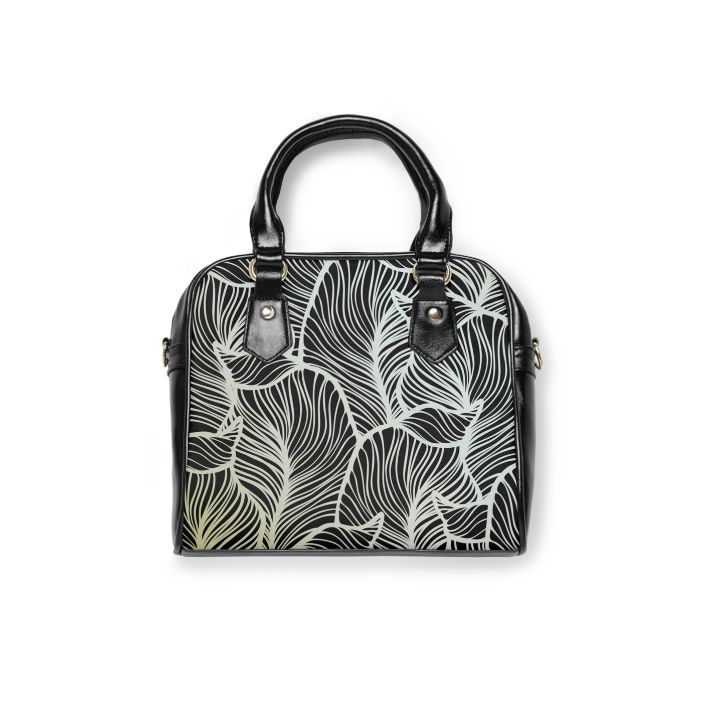 LUXURIOUS LEAF PATTERN Shoulder Handbag