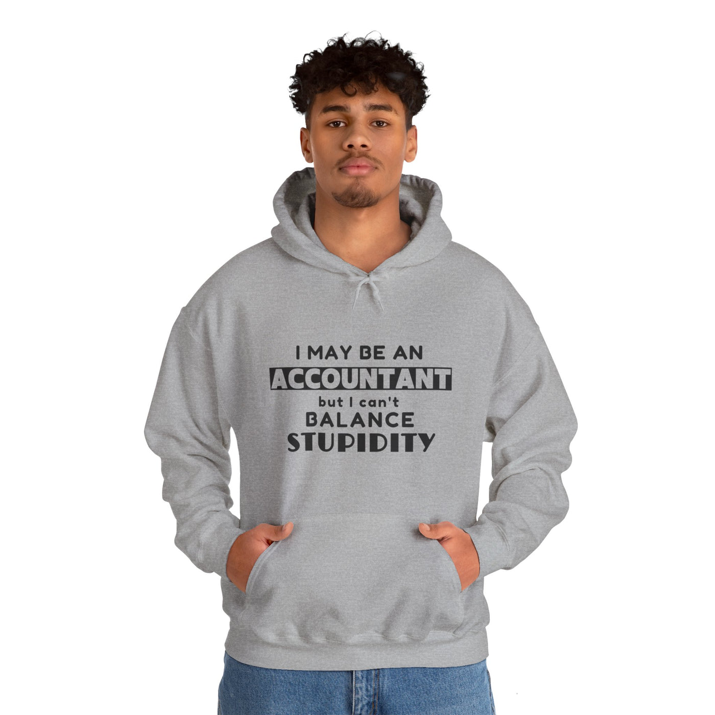 BALANCING ACT ACCOUNTANT Unisex Heavy Blend™ Hooded Sweatshirt