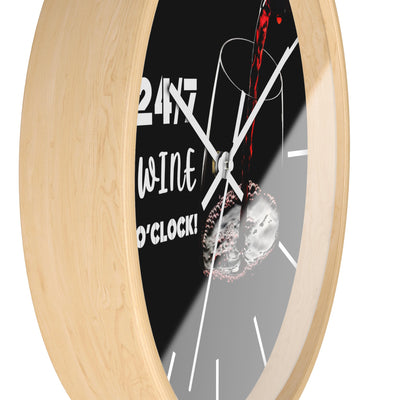 24/7 WINE TIME Wall Clock