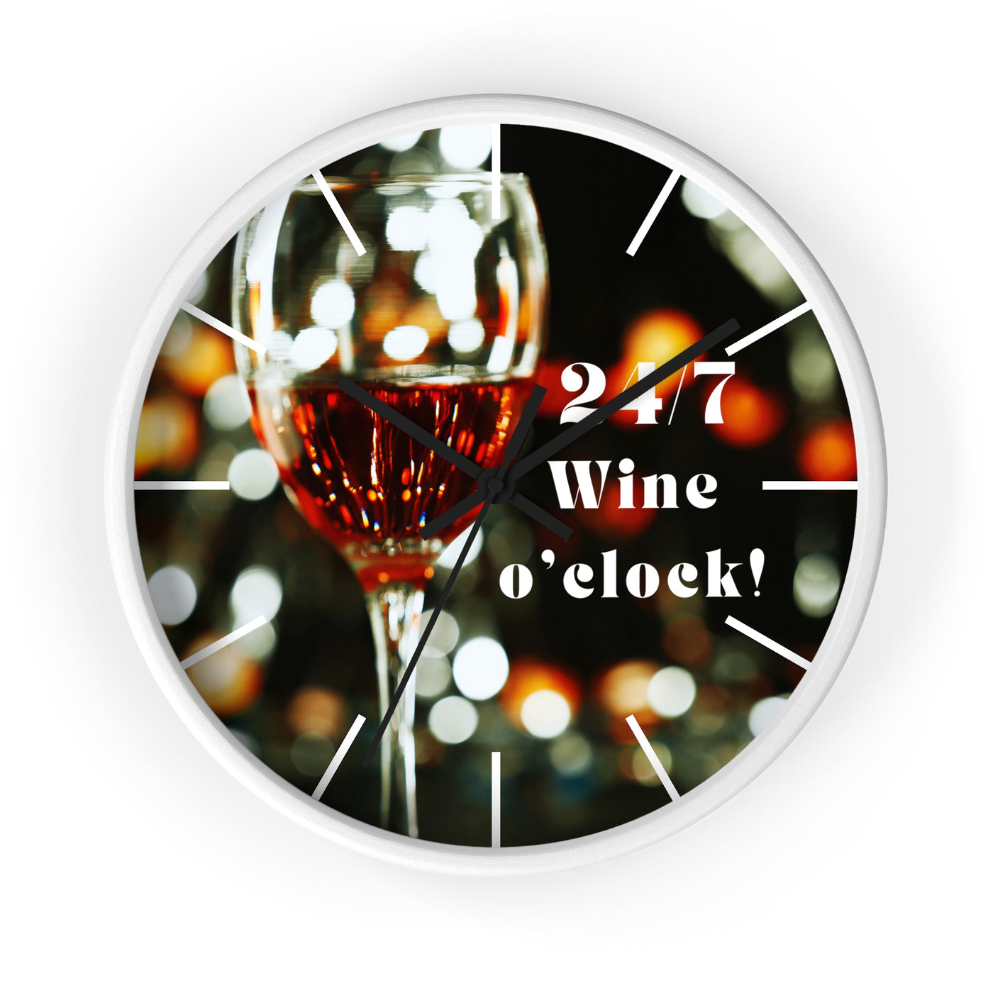 24/7 WINE TIME Wall Clock