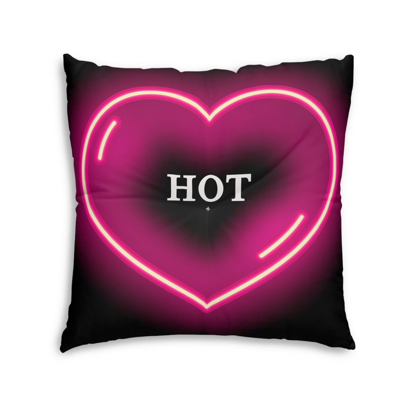 NEON Hot or Cold Tufted Floor Pillow, Square 30x30