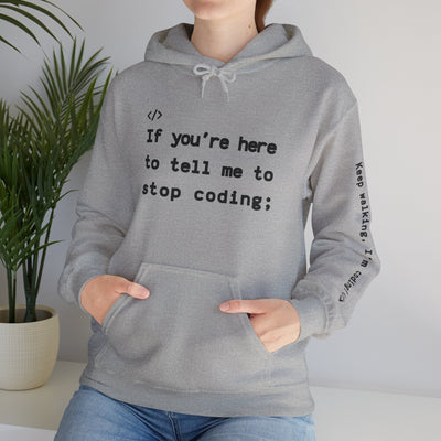 CODING ENTHUSIAST Unisex Heavy Blend™ Hooded Sweatshirt