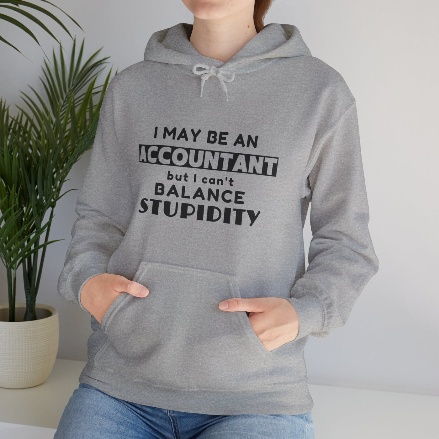 BALANCING ACT ACCOUNTANT Unisex Heavy Blend™ Hooded Sweatshirt