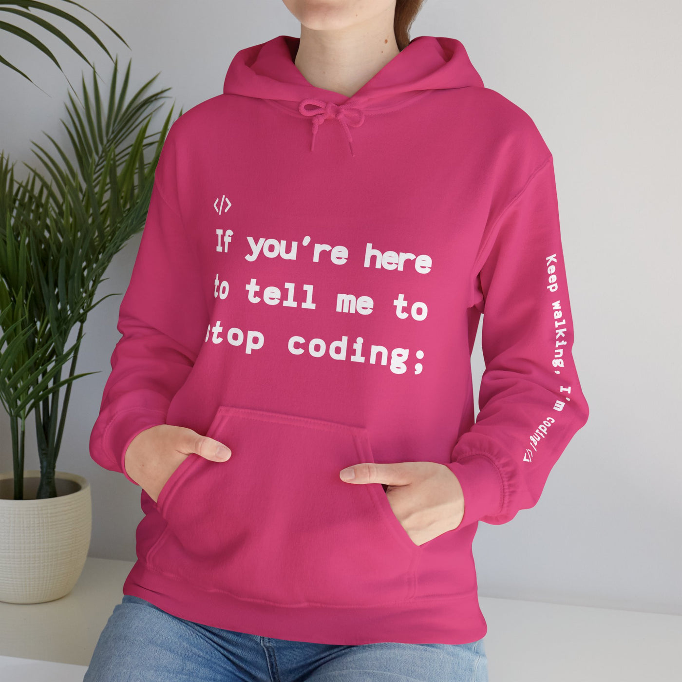 CODING ENTHUSIAST Unisex Heavy Blend™ Hooded Sweatshirt