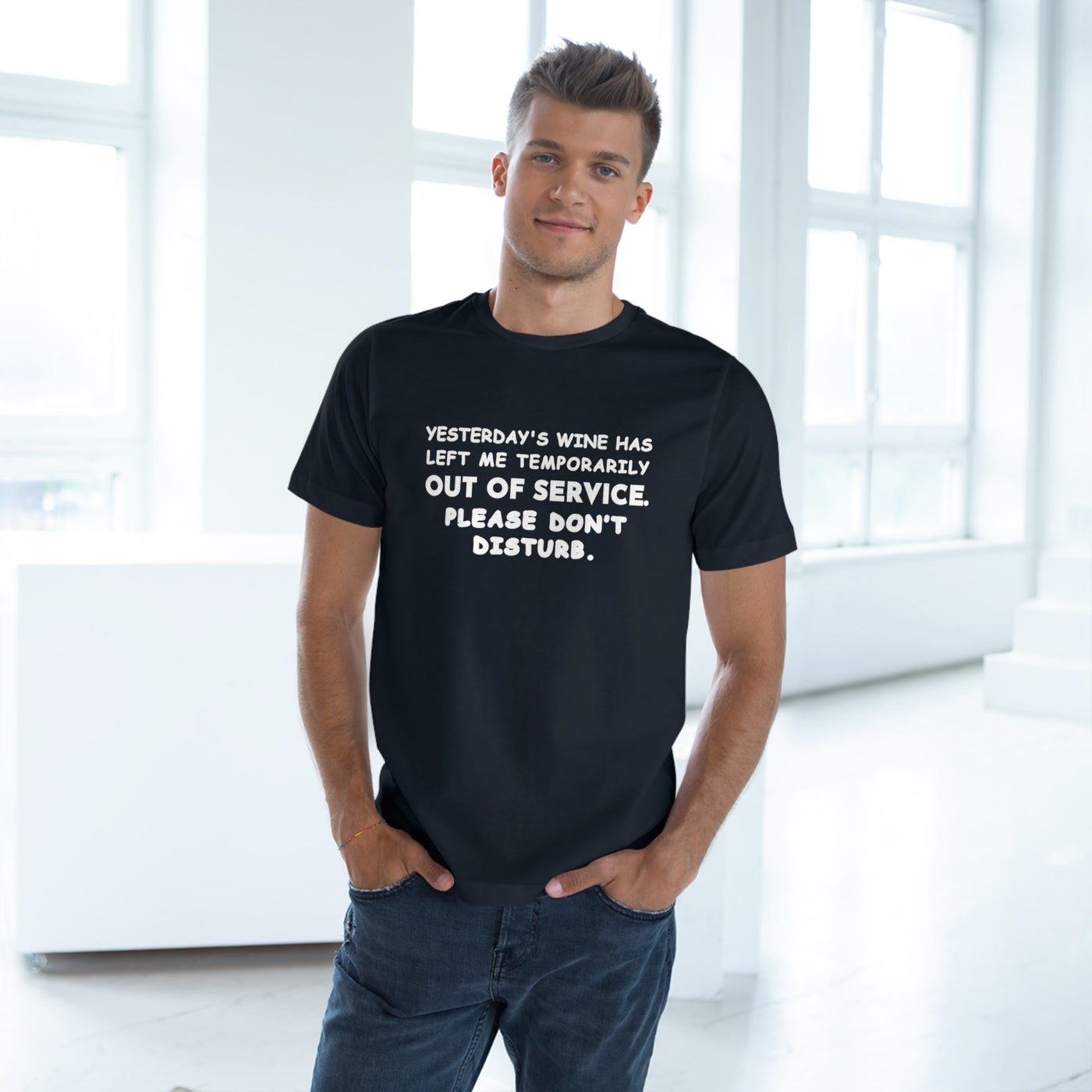 WINE-INDUCED HIATUS Unisex Deluxe T-shirt