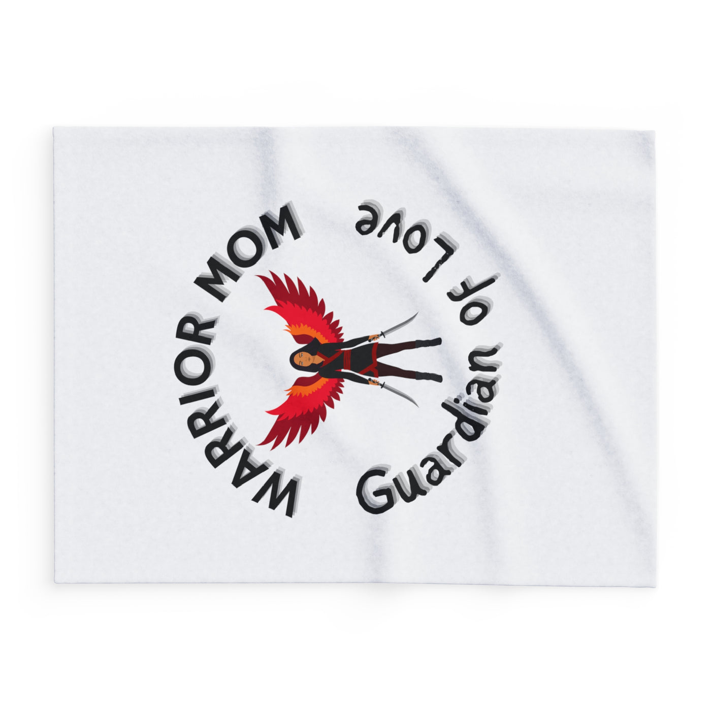 WARRIOR MOM Arctic Fleece Blanket
