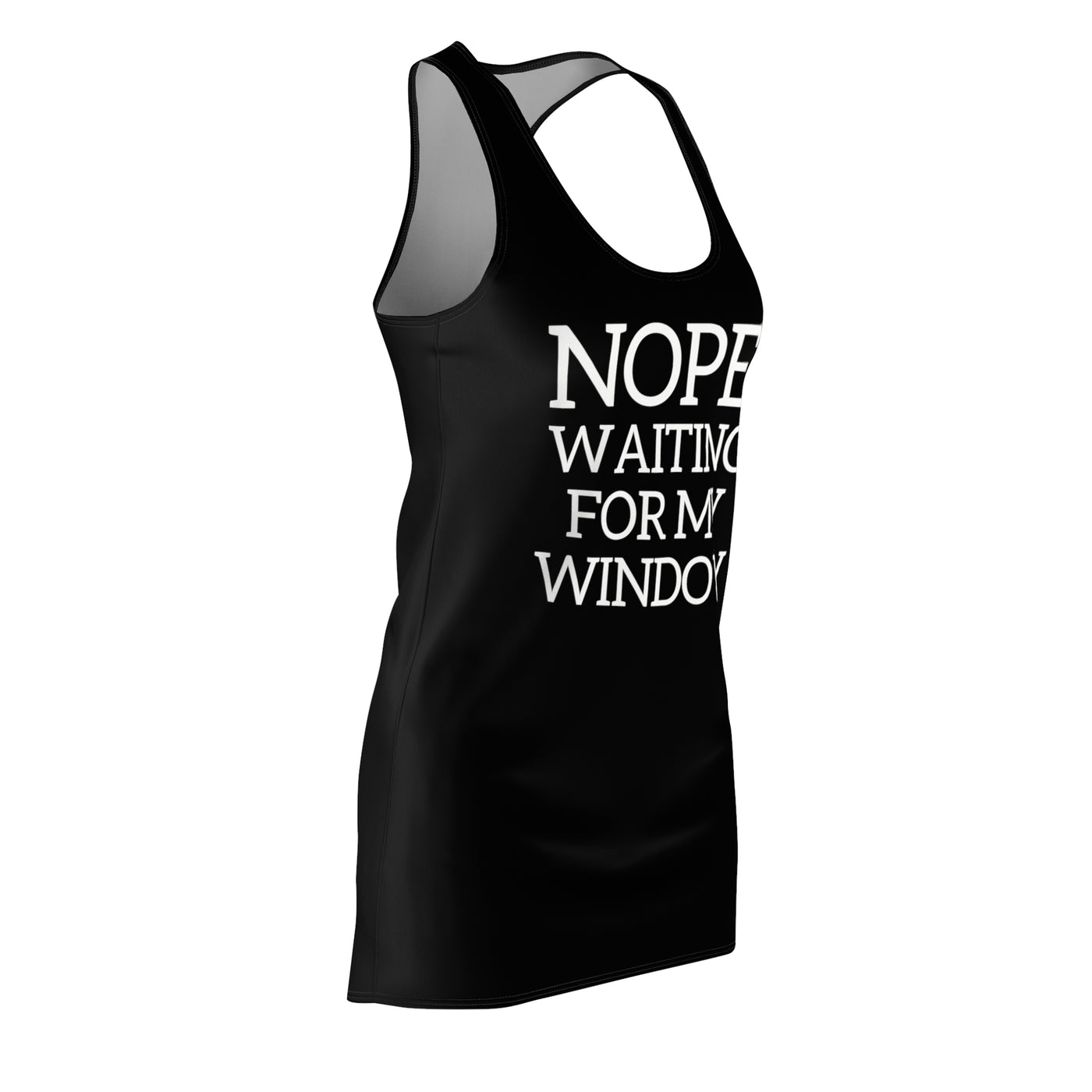 EATING WINDOW Women's Cut & Sew Racerback Dress (AOP)