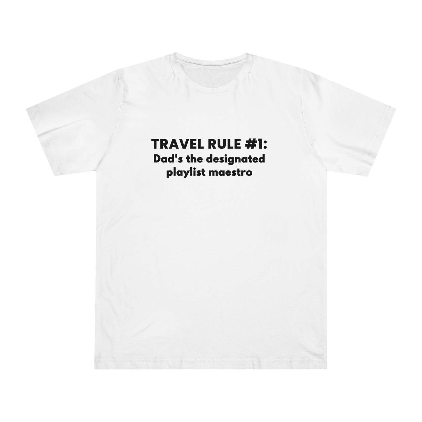 PLAYLIST MAESTRO TRAVEL RULE Unisex Deluxe T-shirt