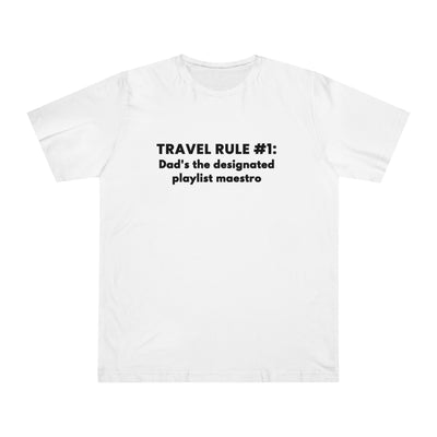 PLAYLIST MAESTRO TRAVEL RULE Unisex Deluxe T-shirt