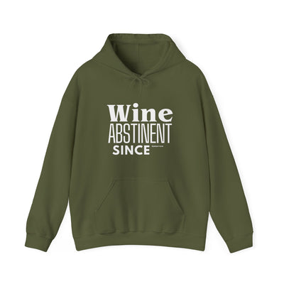 WINE ABSTINENT TOMORROW Unisex Heavy Blend™ Hooded Sweatshirt