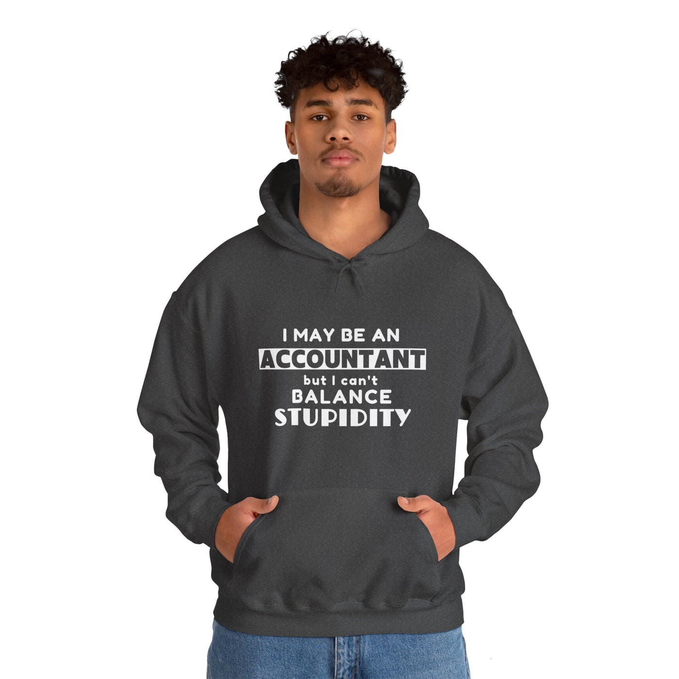 BALANCING ACT ACCOUNTANT Unisex Heavy Blend™ Hooded Sweatshirt