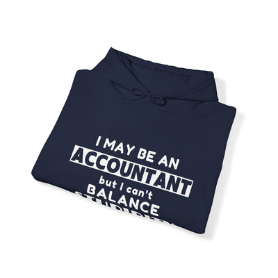 BALANCING ACT ACCOUNTANT Unisex Heavy Blend™ Hooded Sweatshirt