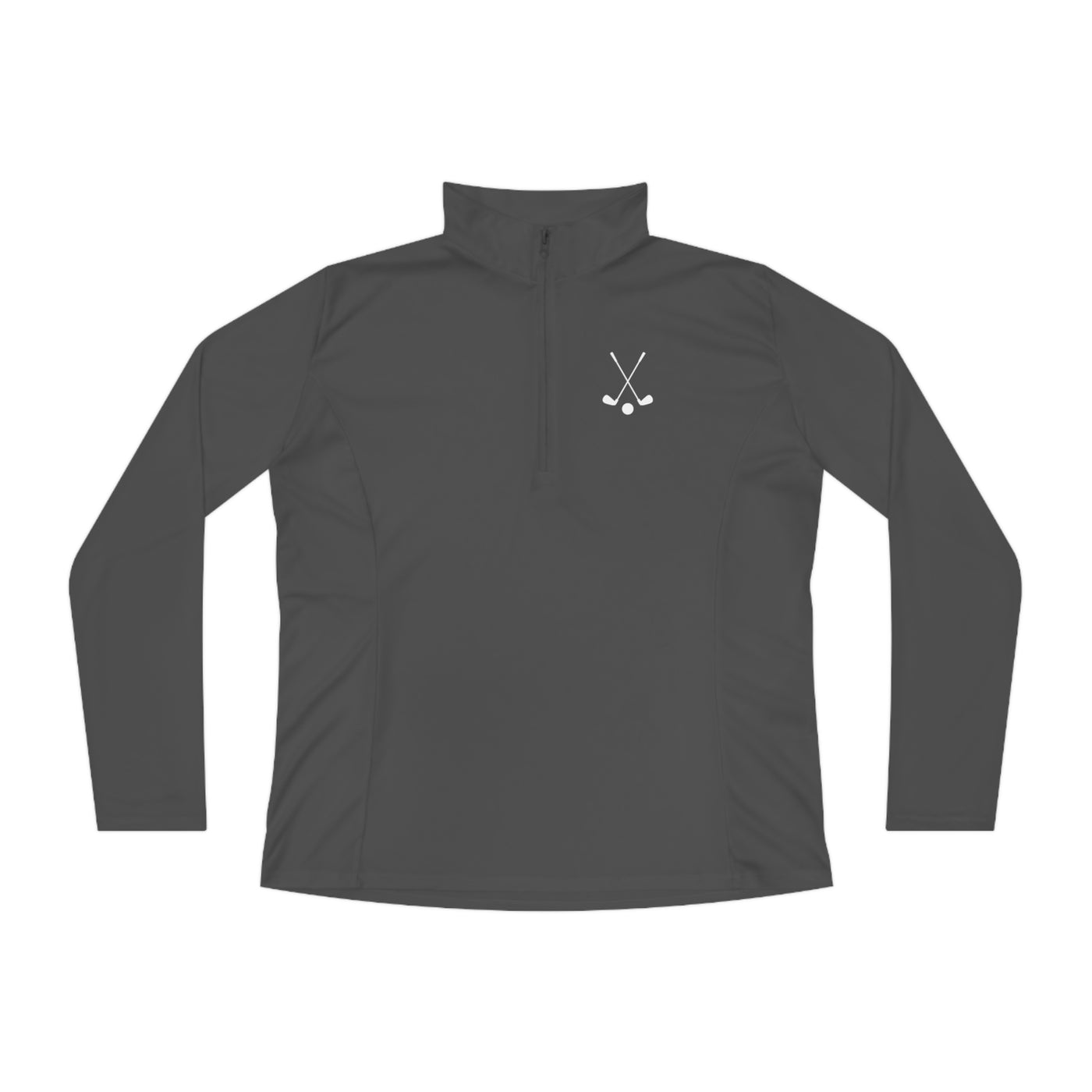 SWING WITHOUT OVERTHINKING Ladies Quarter-Zip Pullover