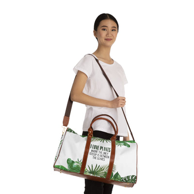 LEAVES GOSSIP Waterproof Travel Bag