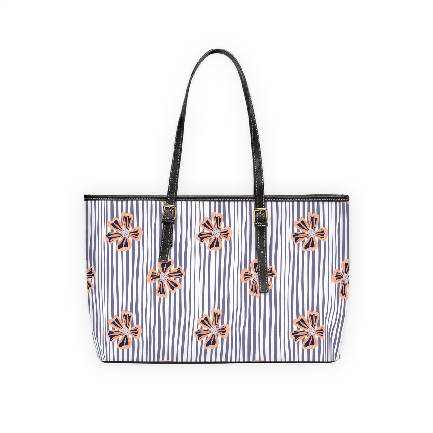 CHAMOMILE DREAMS: Endless floral elegance PU Leather Shoulder Weekender Tote Bag
