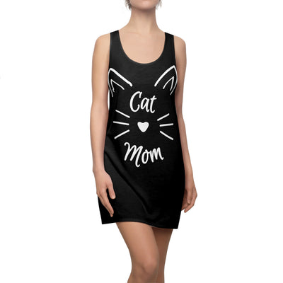 CAT MOM COMFORT Women's Cut & Sew Racerback Dress (AOP)