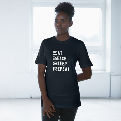 EAT, BEACH, SLEEP, REPEAT Unisex Deluxe T-shirt