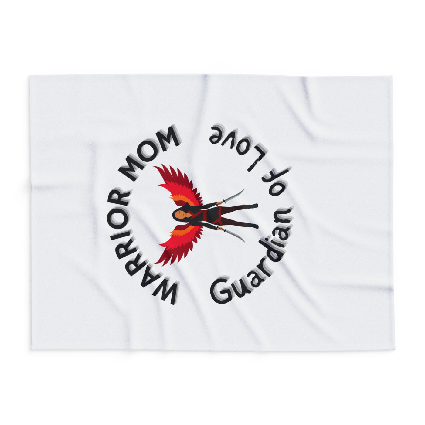 WARRIOR MOM Arctic Fleece Blanket