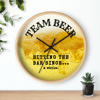 TEAM BEER Wall Clock