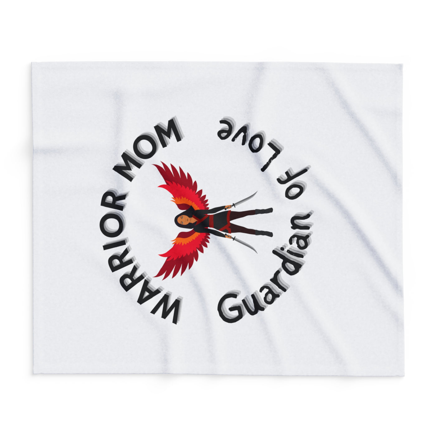 WARRIOR MOM Arctic Fleece Blanket