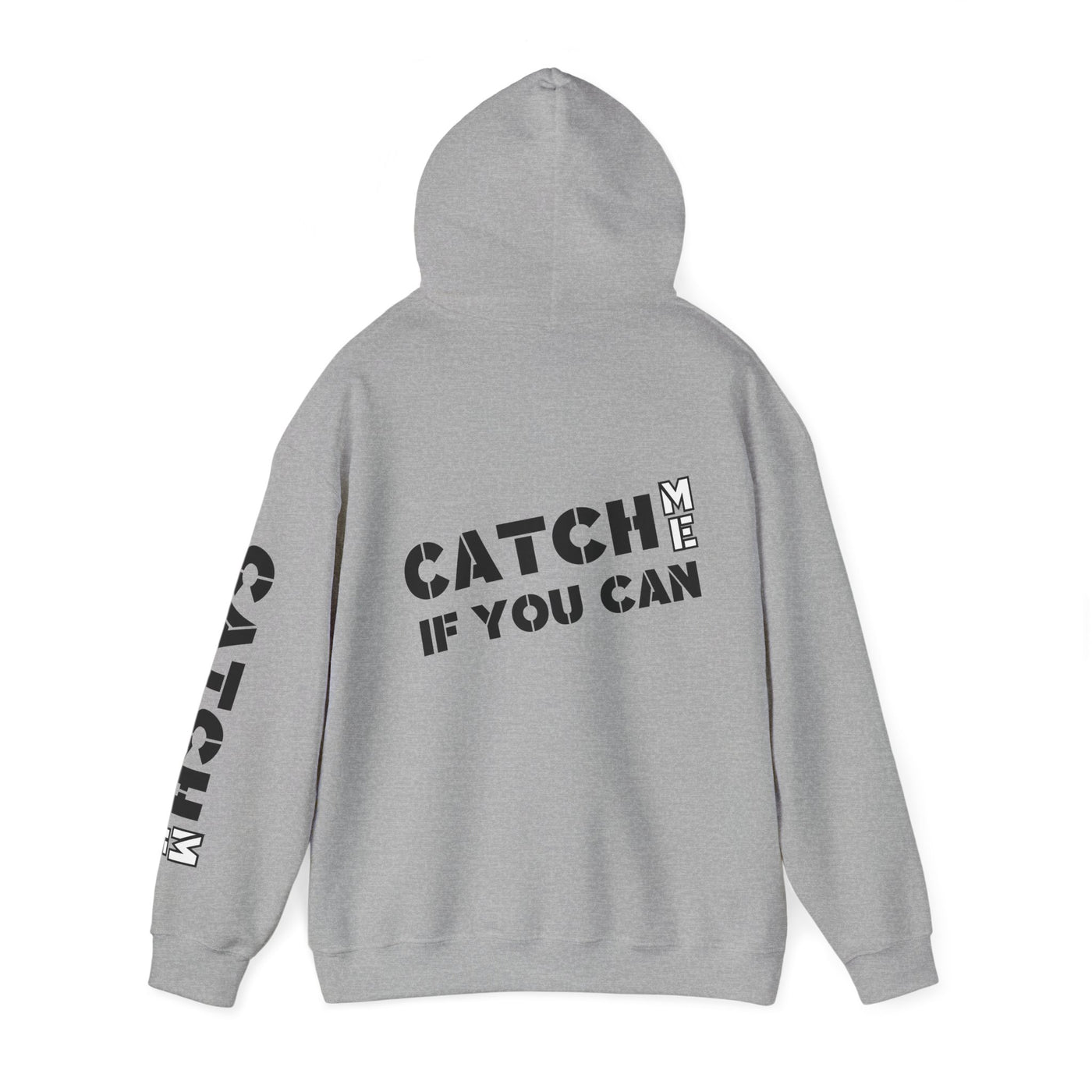 YES I RUN LIKE A GIRL. CATCH ME IF YOU CAN Unisex Heavy Blend™ Hooded Sweatshirt