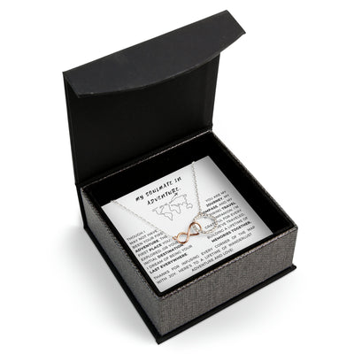 INFINIY JOURNEY SOULMATE Infinity Circle Necklace
