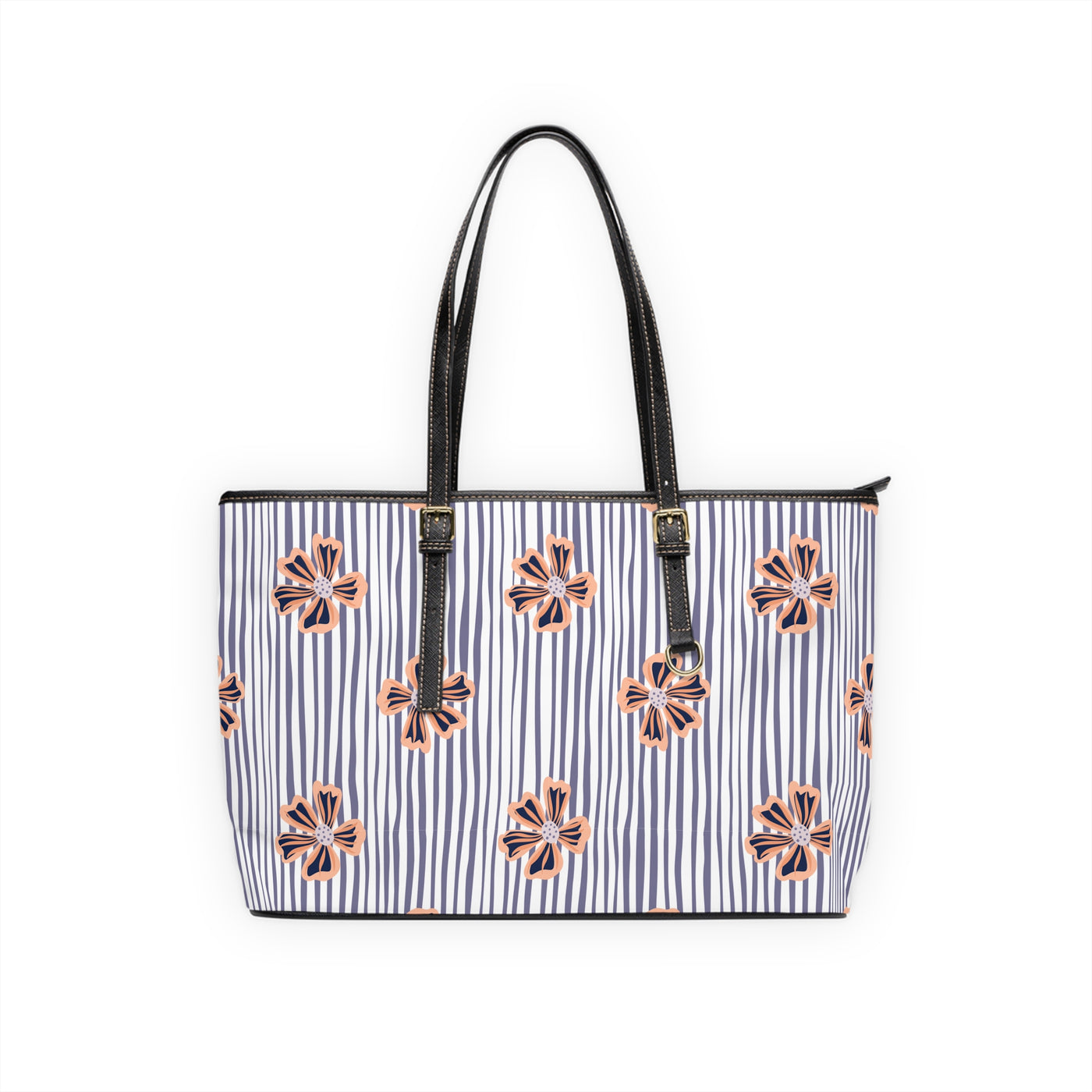 CHAMOMILE DREAMS: Endless floral elegance PU Leather Shoulder Weekender Tote Bag