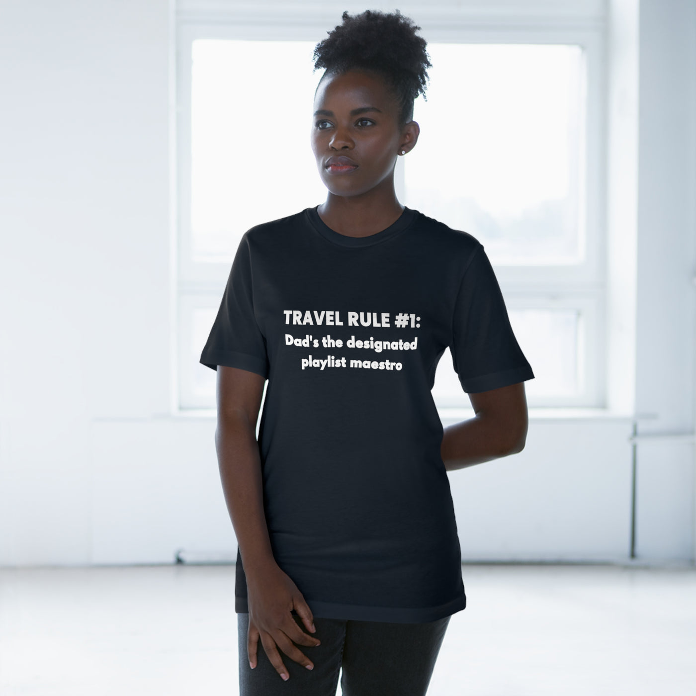 PLAYLIST MAESTRO TRAVEL RULE Unisex Deluxe T-shirt