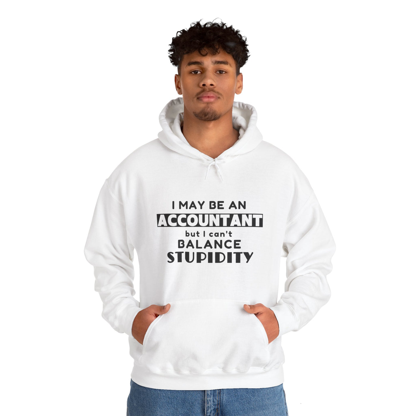BALANCING ACT ACCOUNTANT Unisex Heavy Blend™ Hooded Sweatshirt