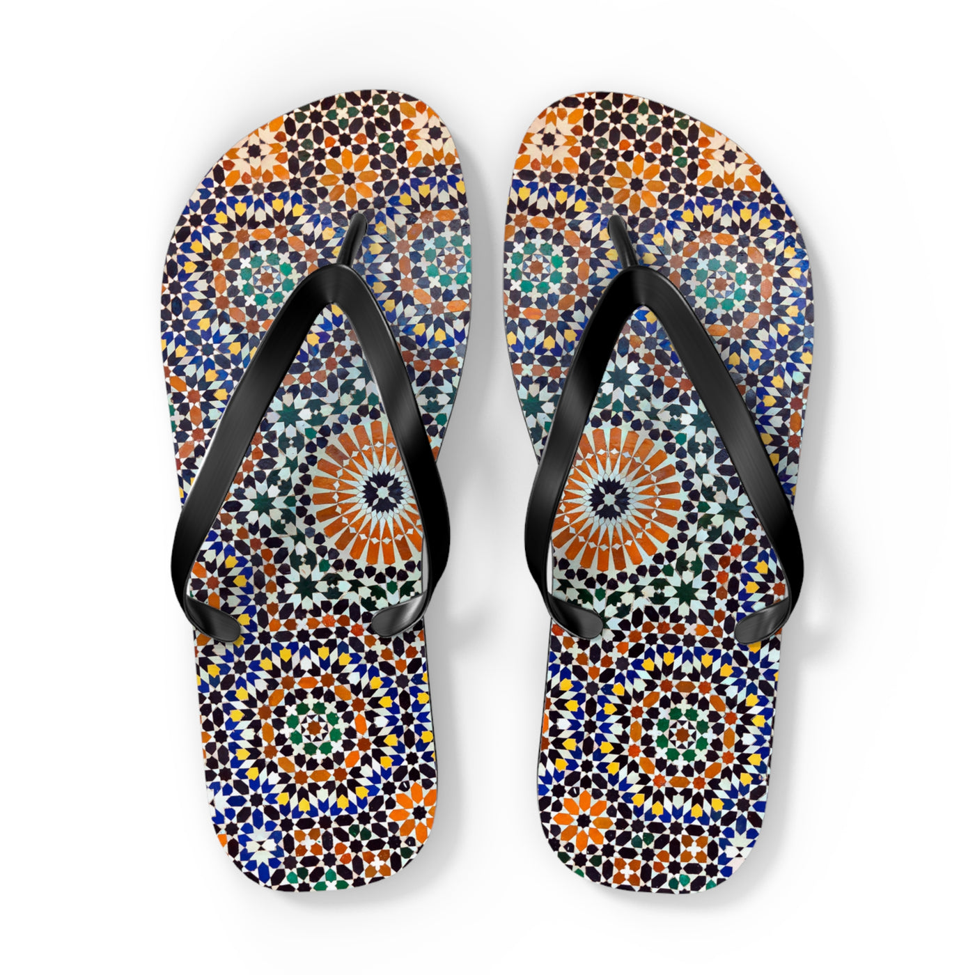 MOROCCAN MOZAIC Unisex Flip Flops