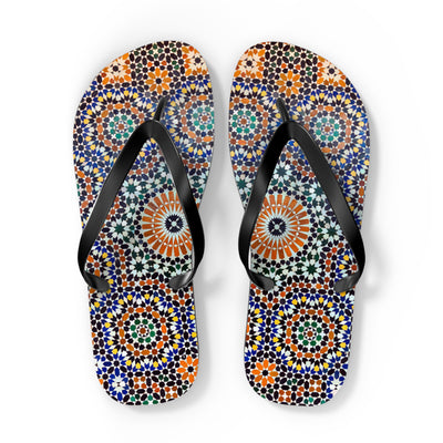 MOROCCAN MOZAIC Unisex Flip Flops