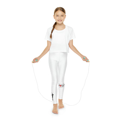 I LOVE GYMNASTICS Youth Full-Length Leggings (AOP)