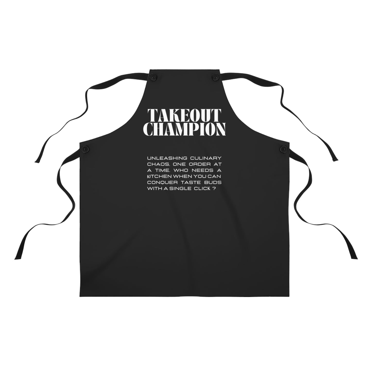 Takeout Champion Apron: Master of the Microwave