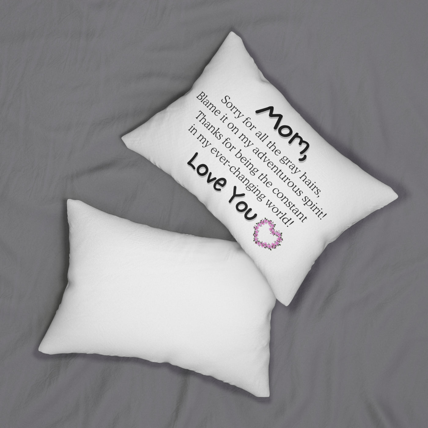 ADVENTUROUS SPIRIT Spun Polyester Lumbar Pillow 20"x14"