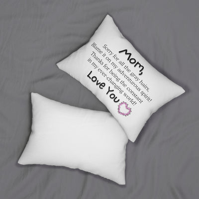 ADVENTUROUS SPIRIT Spun Polyester Lumbar Pillow 20"x14"