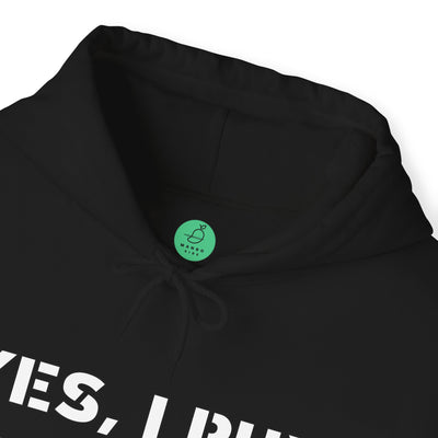 YES I RUN LIKE A GIRL. CATCH ME IF YOU CAN Unisex Heavy Blend™ Hooded Sweatshirt