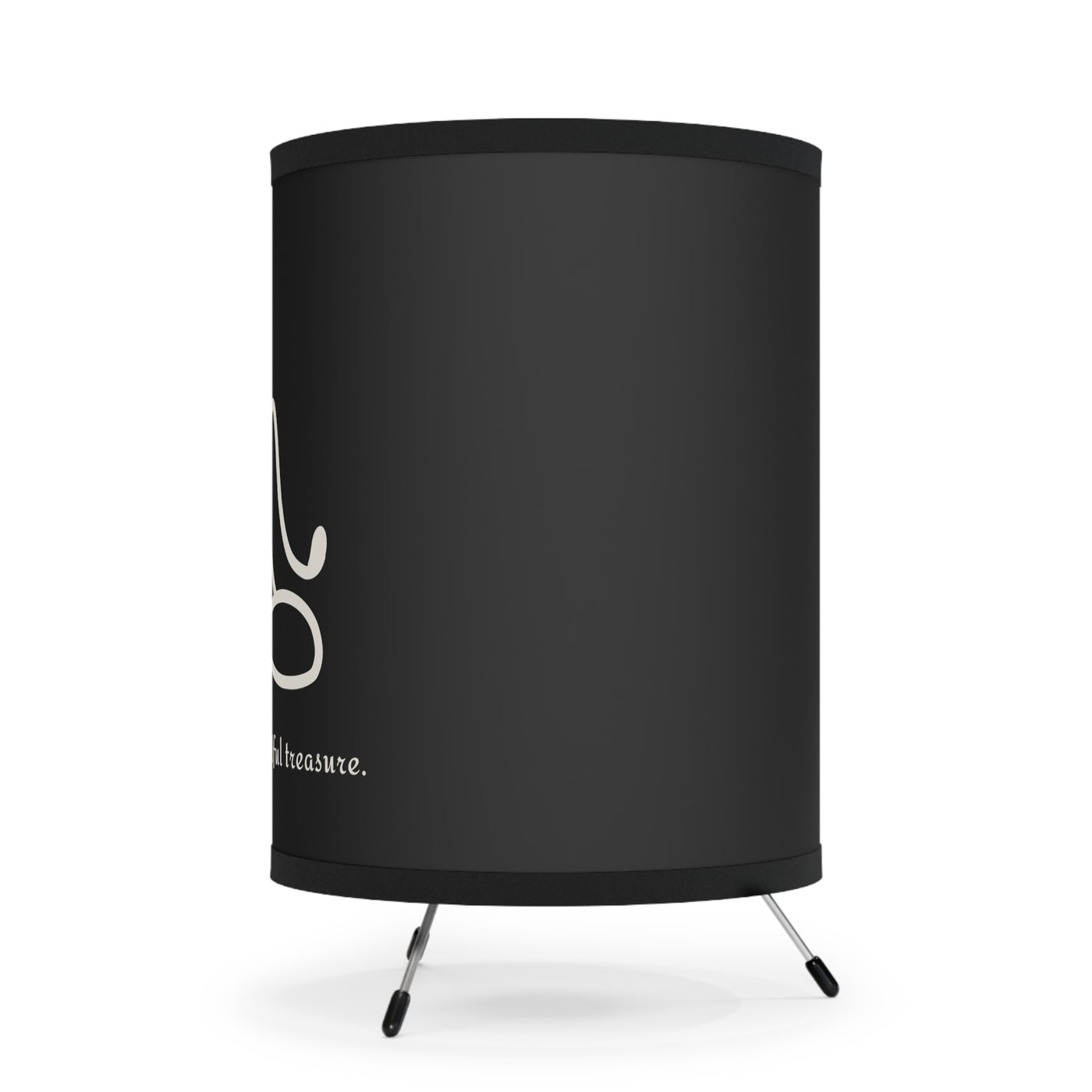 ZEN BREATH Tripod Shadow Lamp with High-Res Printed Shade