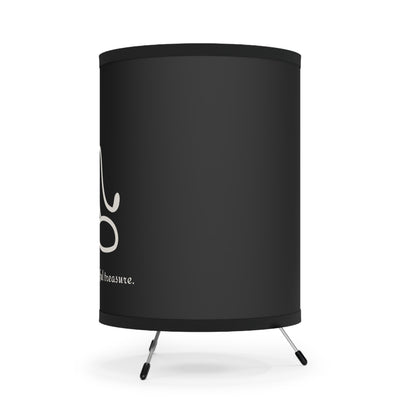 ZEN BREATH Tripod Shadow Lamp with High-Res Printed Shade
