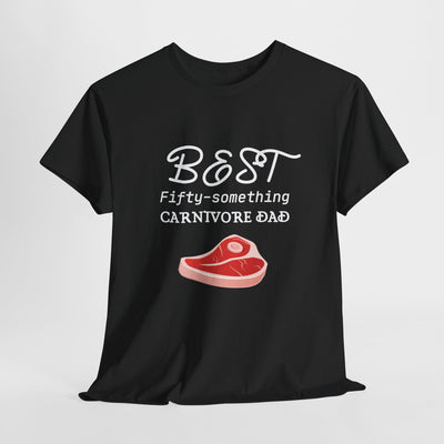 PRIME DAD FIFTY-SOMETHING CARNIVORE Heavy Cotton Tee