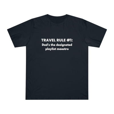 PLAYLIST MAESTRO TRAVEL RULE Unisex Deluxe T-shirt