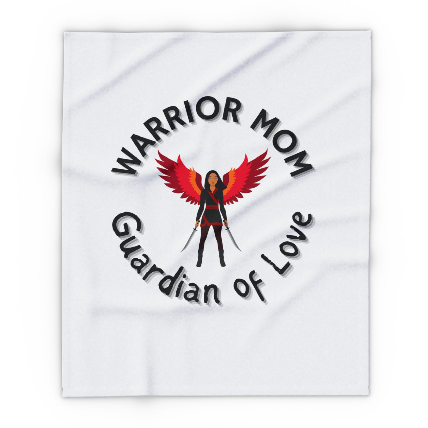 WARRIOR MOM Arctic Fleece Blanket