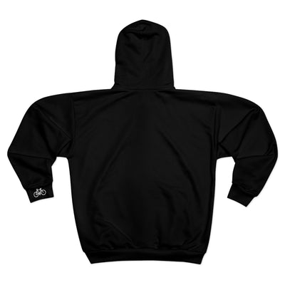 BORN TO RIDE Unisex Zip Hoodie (AOP)