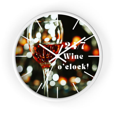 24/7 WINE TIME Wall Clock