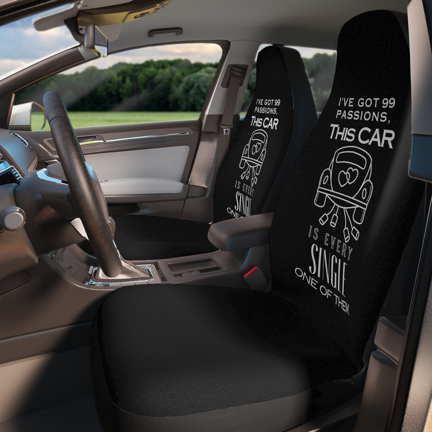 PASSION-DRIVEN Car Seat Covers