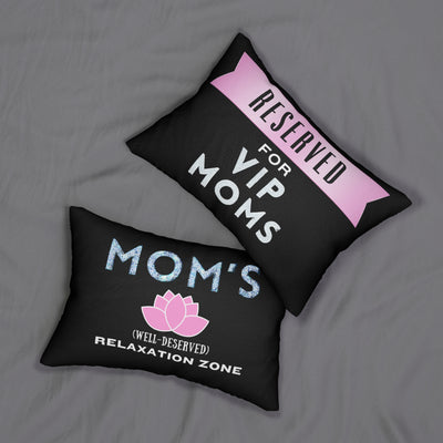 RESERVED FOR VIP MOMS Spun Polyester Lumbar Pillow 20"x14"
