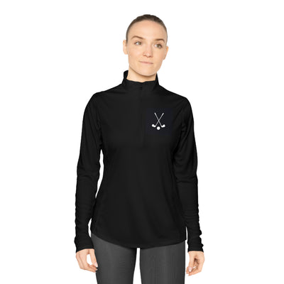SWING WITHOUT OVERTHINKING Ladies Quarter-Zip Pullover