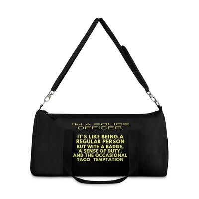 BADGE AND TACO Duffel Bag
