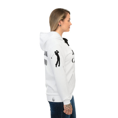 GOLF VIBES White Unisex Athletic Hoodie (AOP)